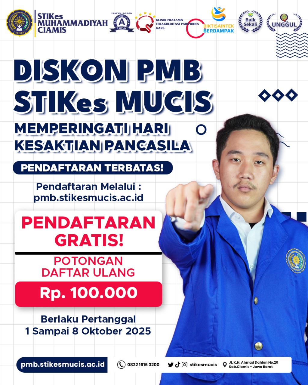 Spesial Hari Kesaktian Pancasila: STIKes Mucis Beri Pendaftaran GRATIS & Potonga...