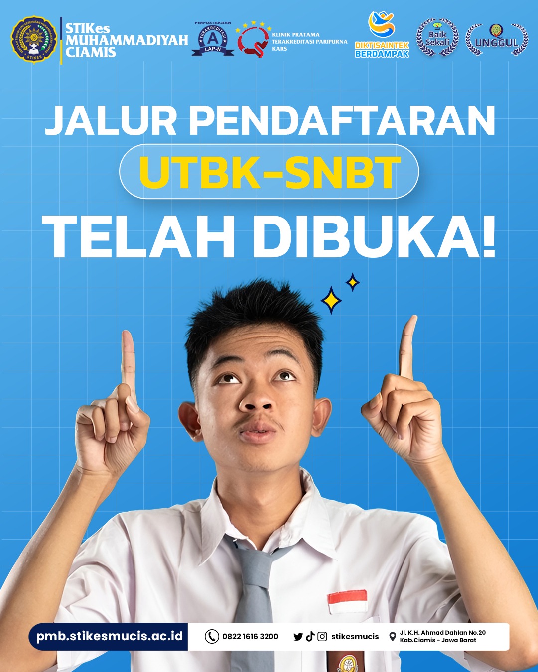 Jalur Nilai UTBK-SNBT 2026 STIKes Muhammadiyah Ciamis Resmi Dibuka! Bebas Tes Tu...