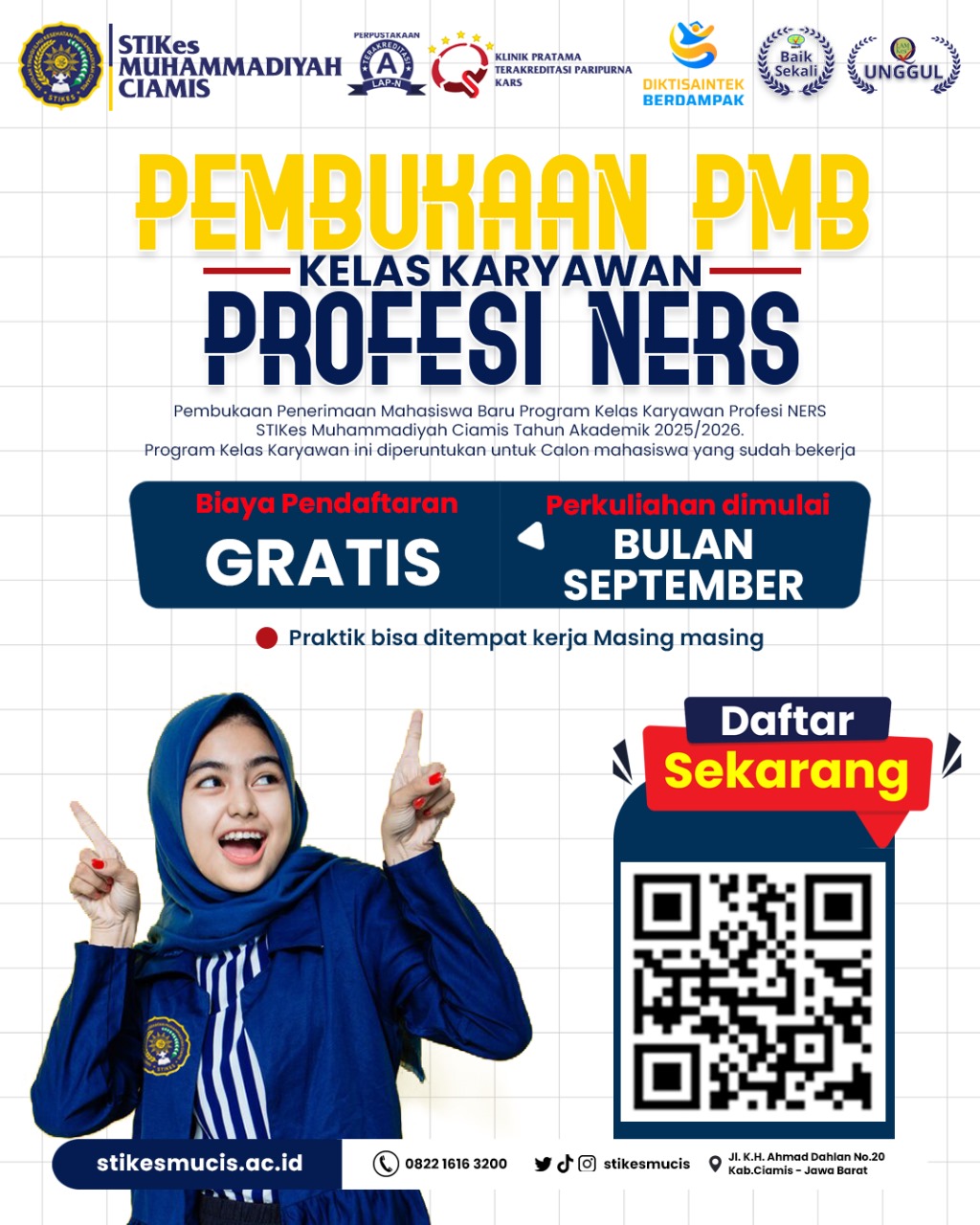 STIKes Muhammadiyah Ciamis Buka Kelas Karyawan Profesi Ners 2025/2026